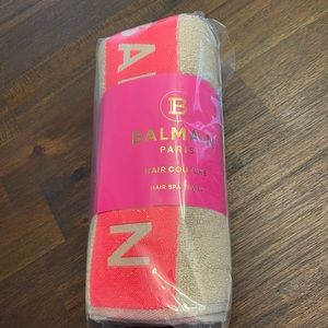 Balmain limited edition hair spa towel logo
